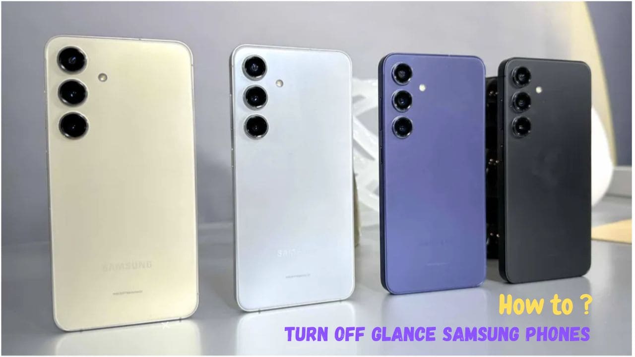 How to turn off Glance In Samsung Phones